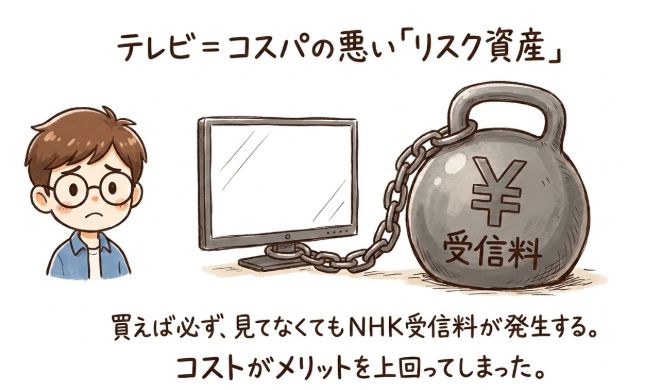 テレビはコスパの悪いリスク資産