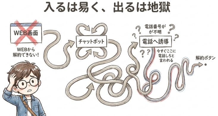 入るは易く、出るは地獄
