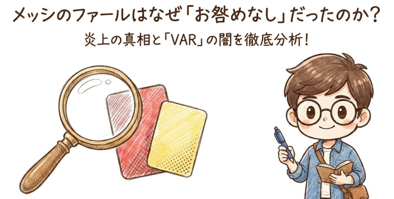 メッシのファールはなぜお咎めなしだったのか？