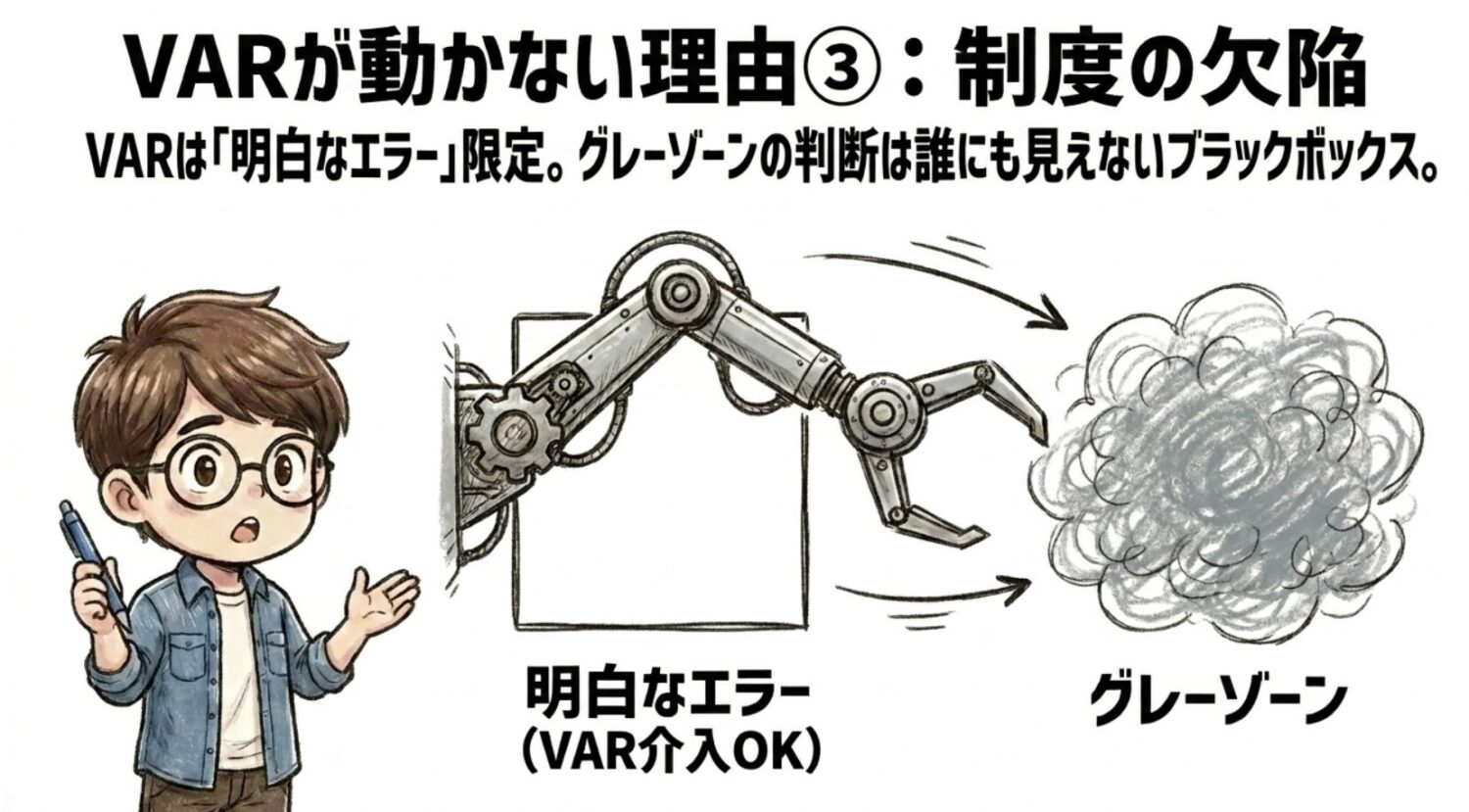 VARが動かない理由3：制度の欠陥