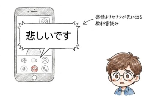 森本陸斗が「棒読み」と言われたビデオ電話のシーン