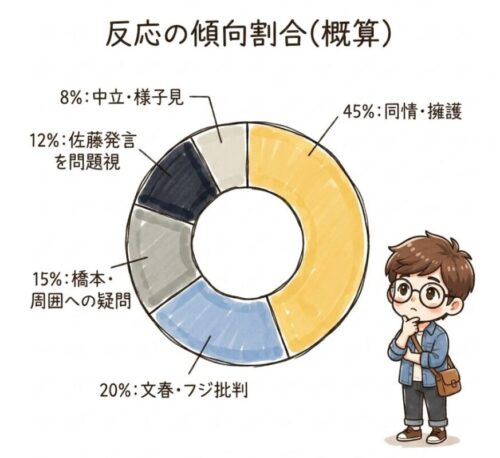 ヤフコメの傾向割合を分析