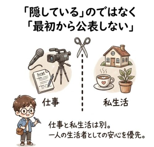 山崎怜奈は、隠しているのではなく、最初から公表しない