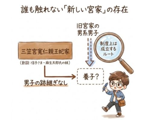 誰も触れない新しい宮家の存在