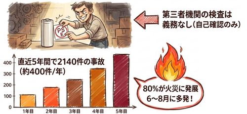 登録検査機関の検査は義務付けられていない