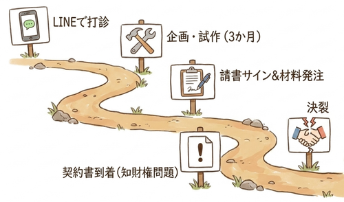 請書サインから契約書決裂までの3か月