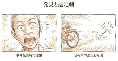 発見と逃走劇