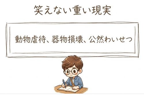 笑えない重い現実