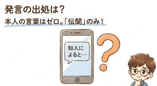発言の出処は？
